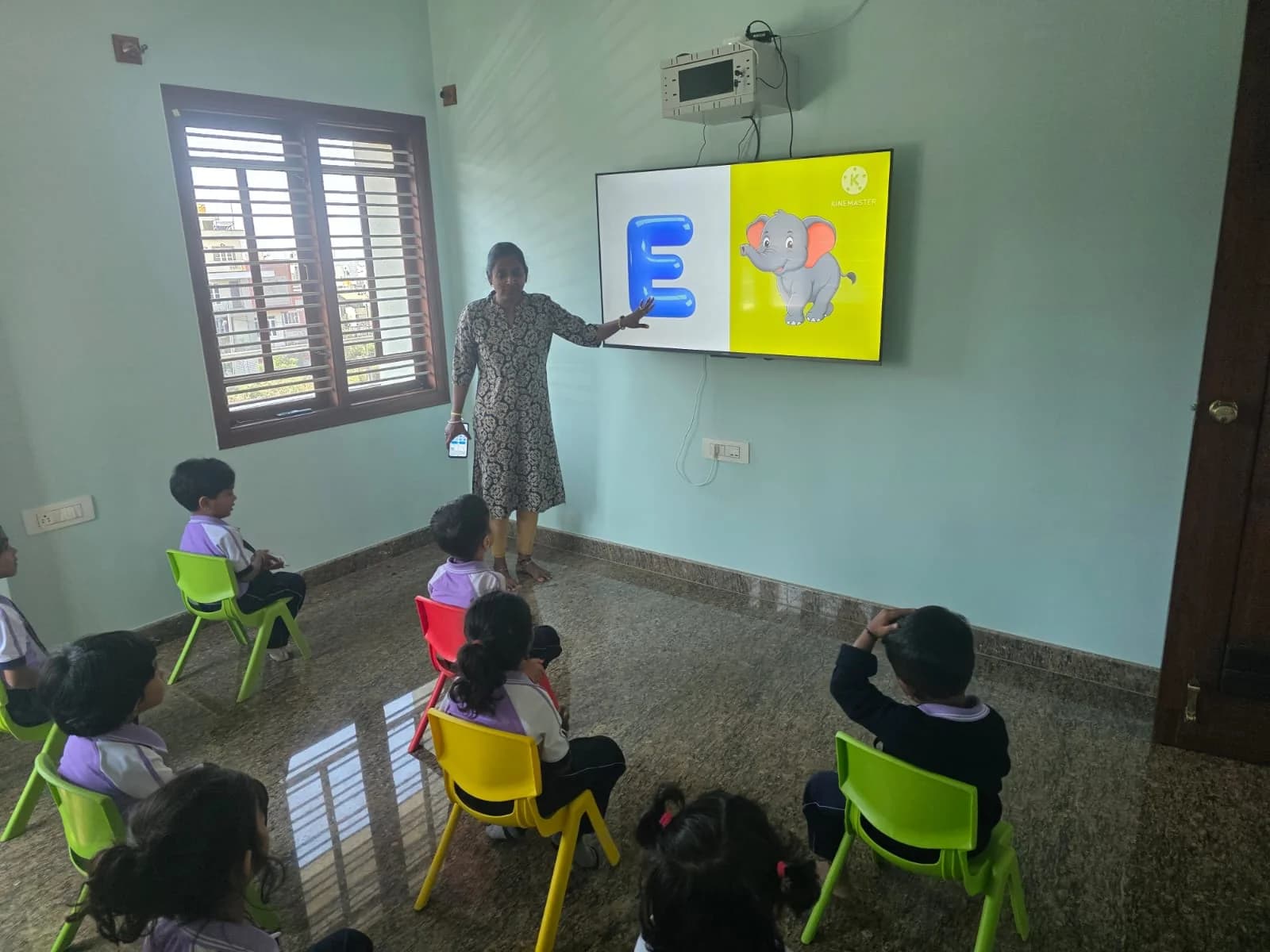 Nursery children learning at FlyHigh Pre School