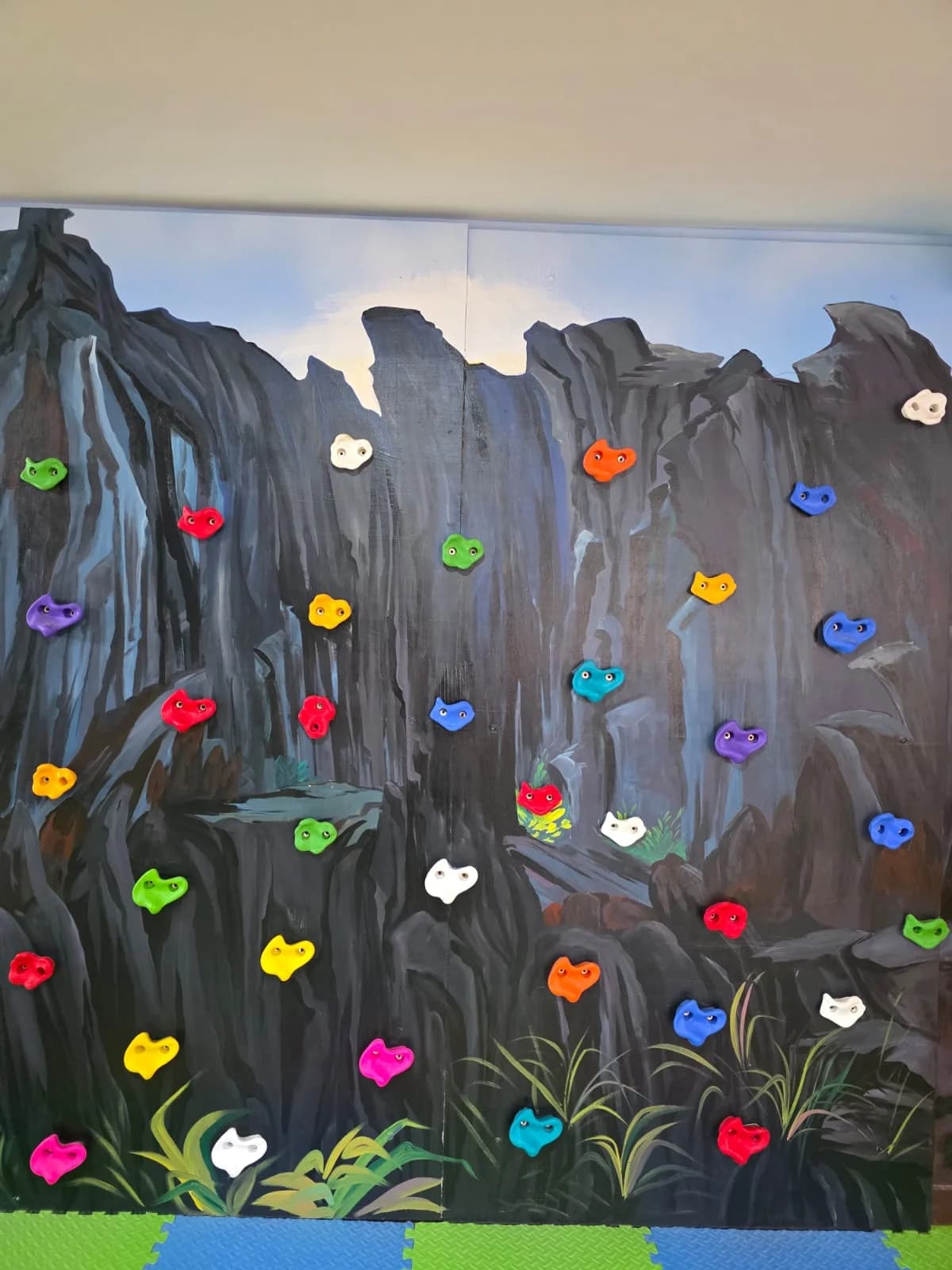 Climbing wall at FlyHigh Pre School